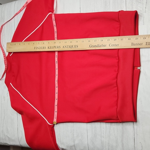 Adidas track suit, pants and jacket. Size XS, red. - Picture 4 of 8